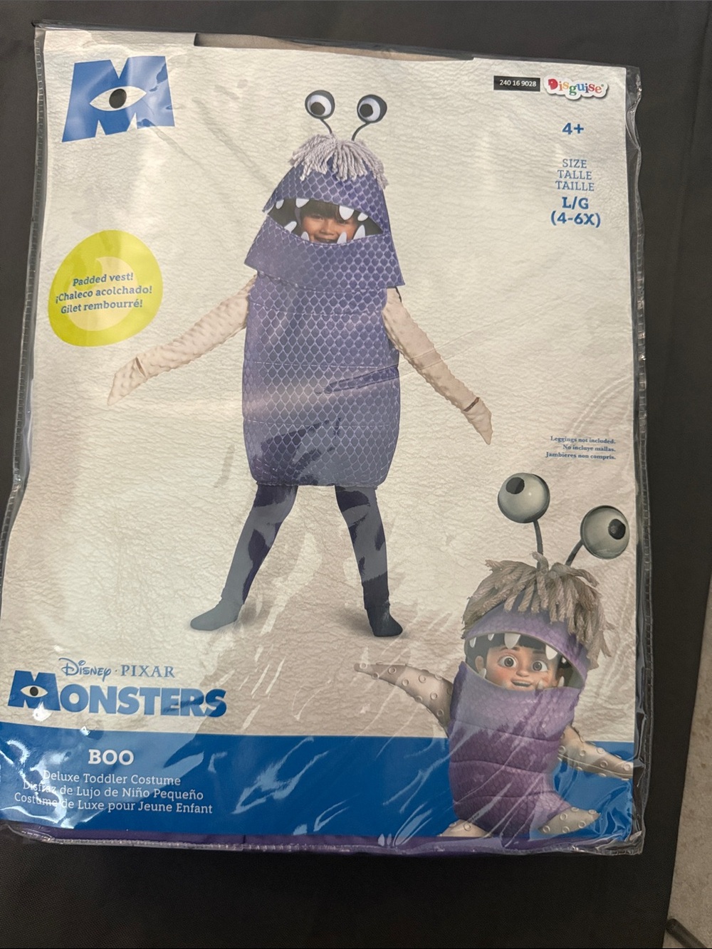 Disguise Monsters Boo Toddler Costume - Purple